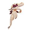 New Shining Crystal Brooches Lovely For Female Retro Fashion Women Jewelry Gift