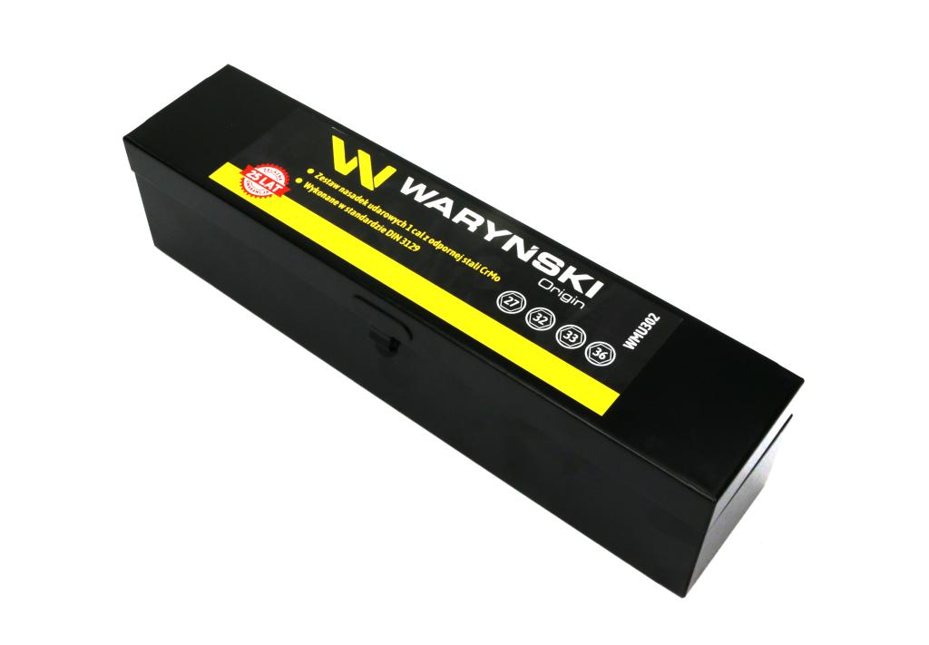 Zestaw Nasadek Udarowych 1" 4 Cz. 27. 32. 33. 36 Mm Ze Stali Crmo Din 3129 Waryński