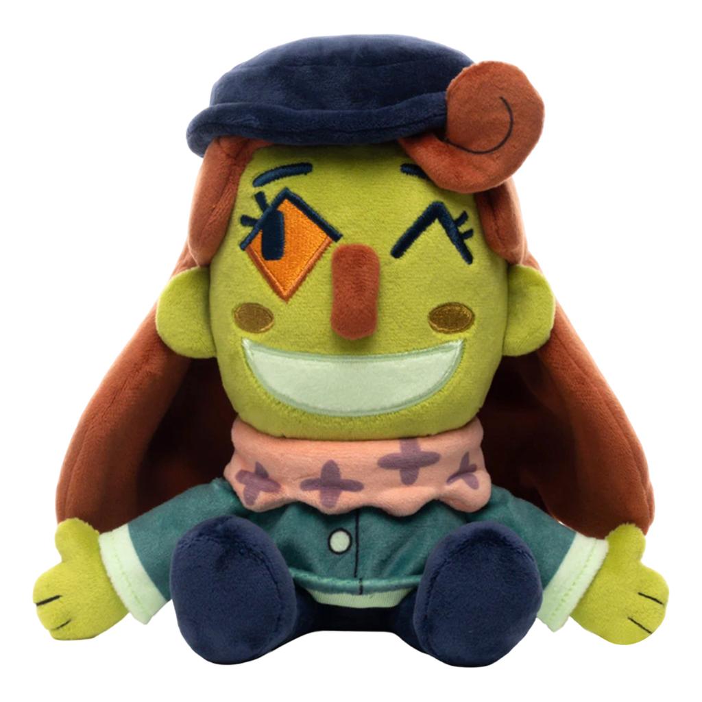 Soft Plush Doll Toy Stuffed Character Figure with Detailed Facial Features and Clothing Suitable for Collectors and Display