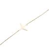 TikTok popular personality simple alloy aircraft pendant necklace collarbone chain fashion jewelry supply