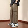 High-end Multi-pocket Men's Slim Loose Straight-leg Casual Wide-leg Trousers
