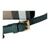 Burberry Check Print Flap Closure Small Calfskin Crossbody Shoulder Bag Women bags Green 80801611