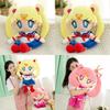 Adorable Sailor Moon Rabbit Cartoon Plush Toy With Soft Pp Cotton Stuffing For Girls