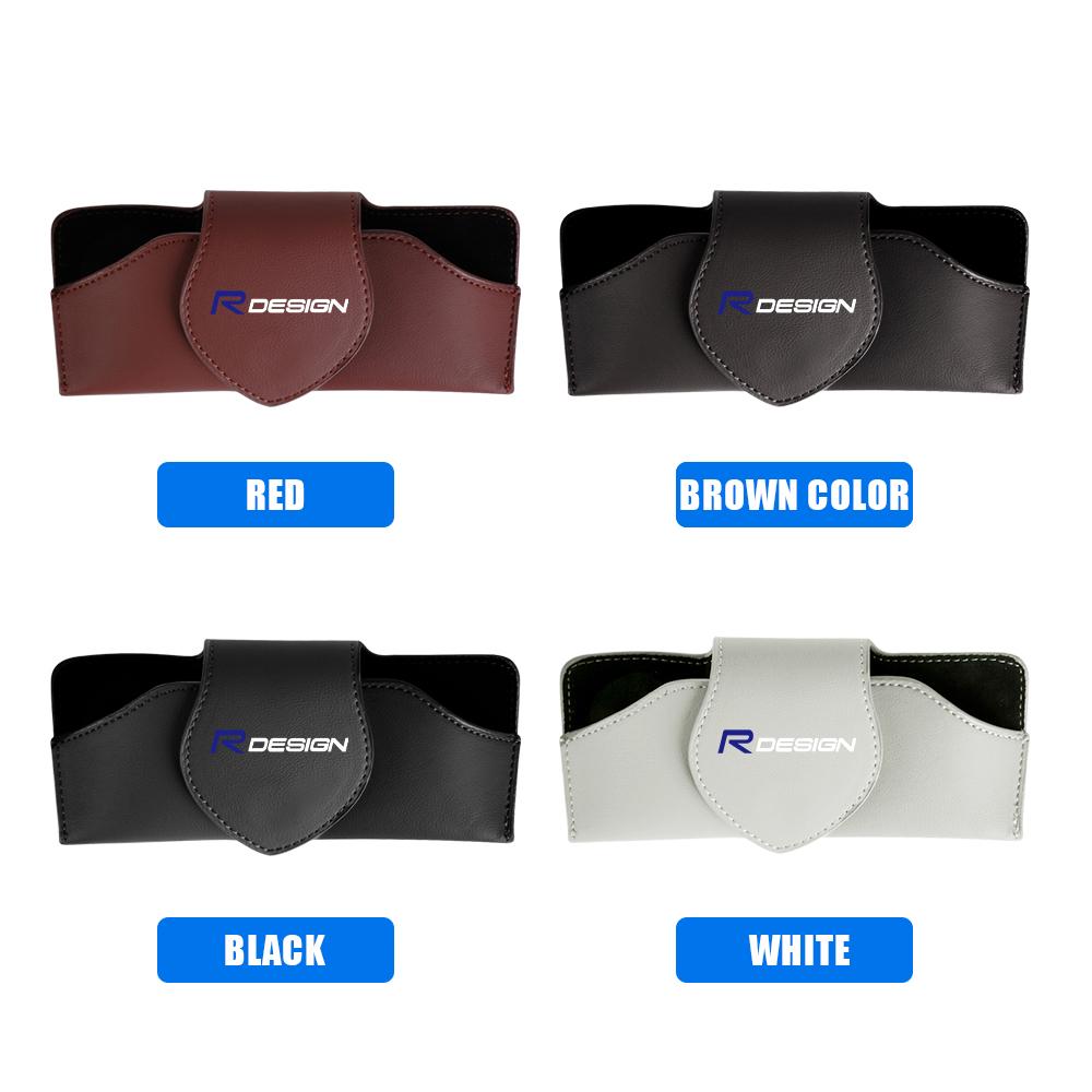 Car Glasses Organizer Universal Sun Visor Glasses Sundries Holder For Volvo XC90 XC60 V90 D5 D2 S90 S80 S70 T5 T6 T8 V40 V50 D6 JI0