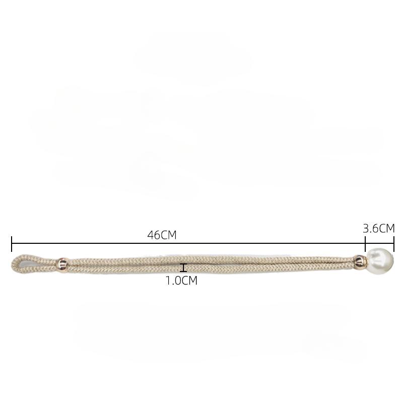 Large Pearl Curtain Binding Straps Binding RopesDecorative Tie Straps Curtain BucklesAdjustable Folding Tie Straps