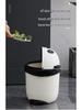 Cute Large Capacity Trash Can with Lid for Bedroom, Kitchen, Bathroom, and Dorm