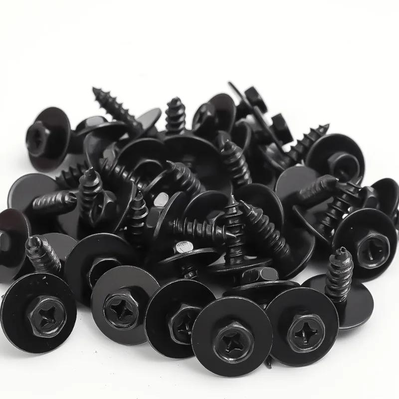 Car Bumper Self-tapping Screws Fender Cover Engine Shields Splash Guard Bolt Retainer Car Fender Liner Cover Screw