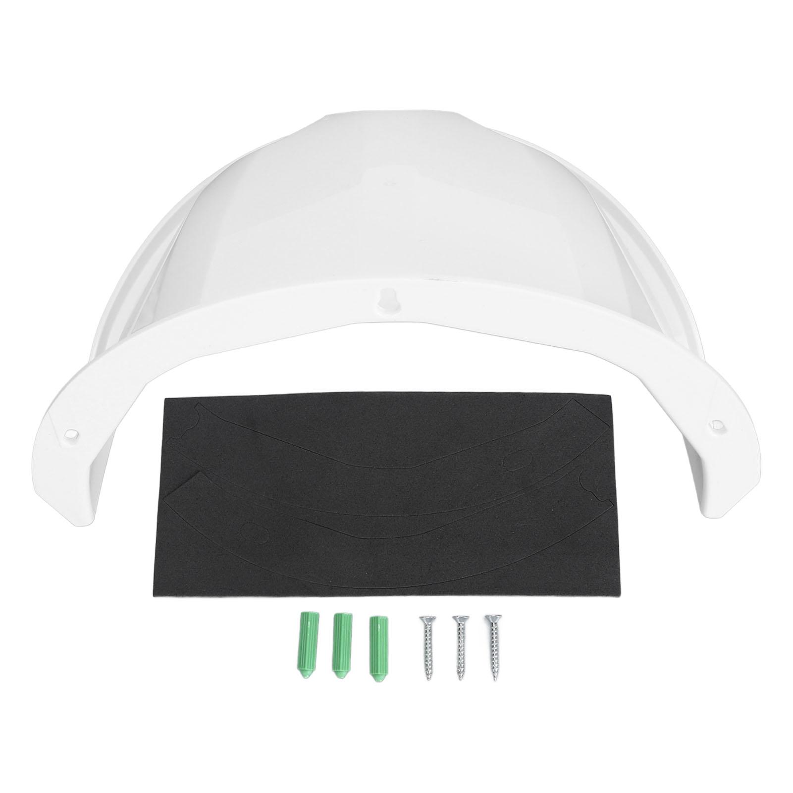 

Security Camera Sun Rain Cover Hard Camera Cover Shield Outdoor Camera Protective Roof for Dome PTZ Type Surveillance білий