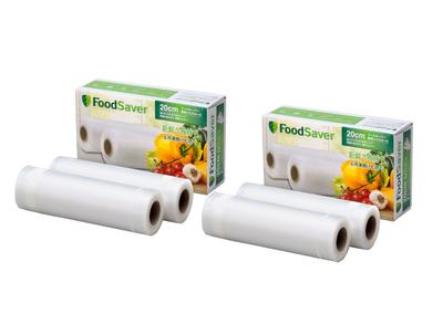 FoodSaver Rotolo Sottovuoto 20 cm Set di 4 PRST2 [Ufficiale]