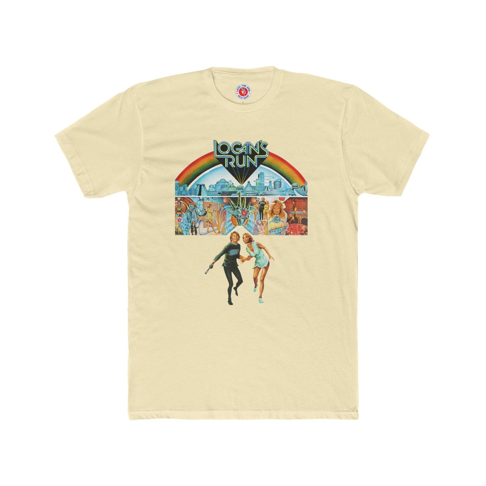 LOGANS RUN movie poster on a Cotton Crew Tee XXXL
