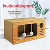 Vertical Cat Scratching Post and Bed - Wear-Resistant, All-Season Cat Claw Board & Winter Cat House with Toy