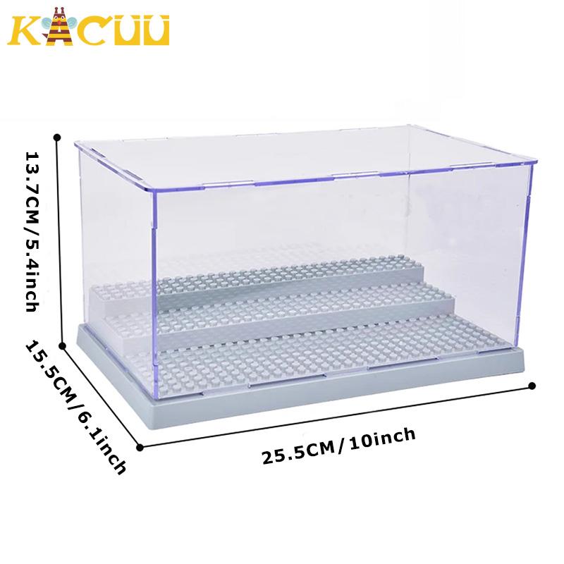 Non-Toxic Large Siz Dustproof Figures Display Case Box Show Case For Model Collection Building Blocks Display Box Brick Toy Children Adult