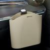 Silicone Car Trash Bag Waste Bin Garbage Can Suitable for Organized Interior, Hangable Foldable Waste Storage Accessory