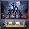 Game DDevil MMay CCry Anime Tapestry Hanging Tarot Hippie Wall Rugs Dorm Home Decor
