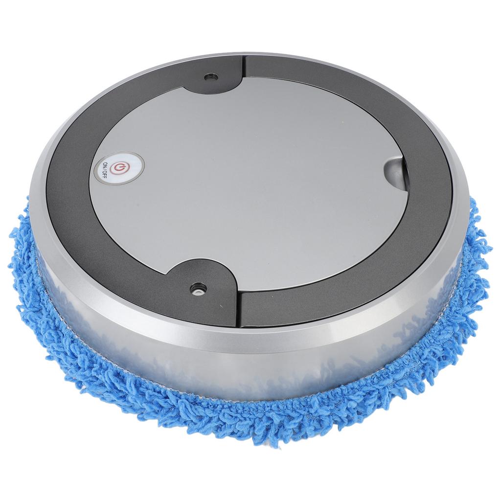 Mopping Robot Silver Gray Sprayable 2400 MAh 50ml Water Tank Wet Dry Intelligent Mopping Machine