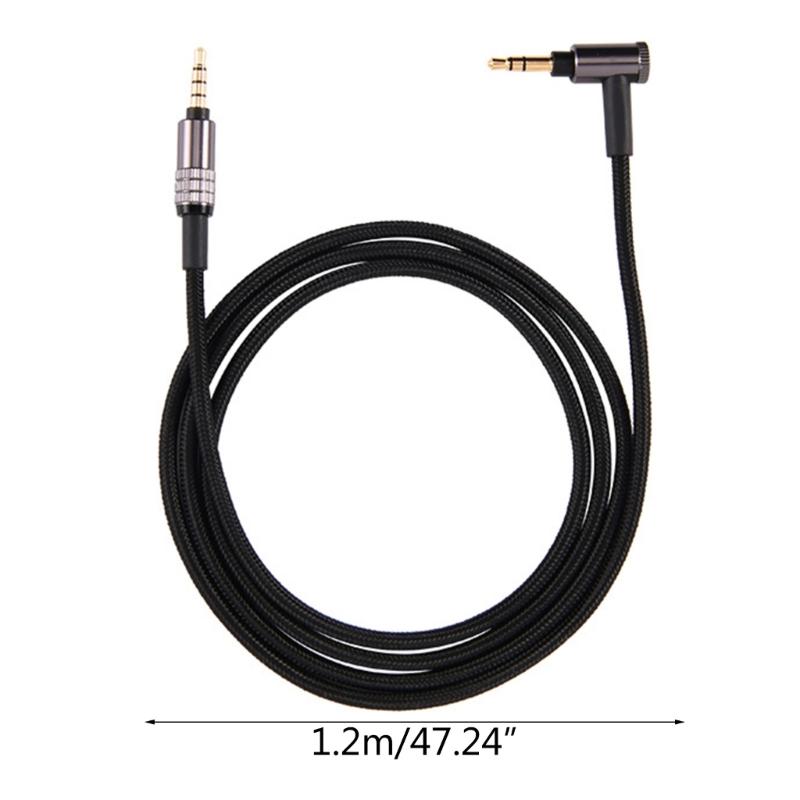 Universal Gaming Headset Braided Cable Audio Cable for 1AM2/1000XM4 Headphones Precision-Crafted Headset Cable Cord