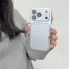 Brushed Silver Drop-Proof Case for iPhone 13/14Pro/15/16 Pro Max/17Pro