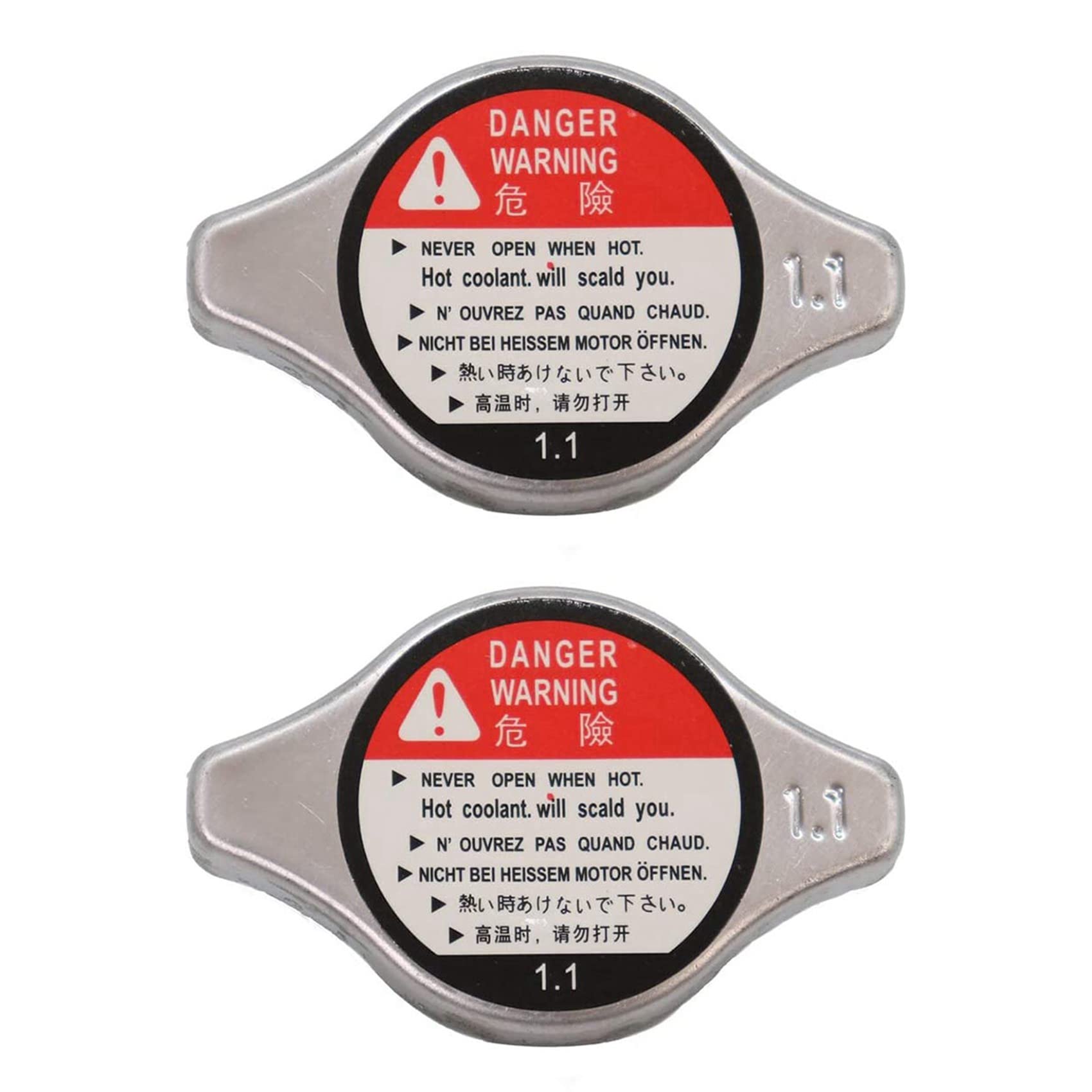 

insiptions 2X Radiator Cap, Replaces 19045-RAA-003, Accord, Elements, Fit, Odyssey, Pilot, серебряный