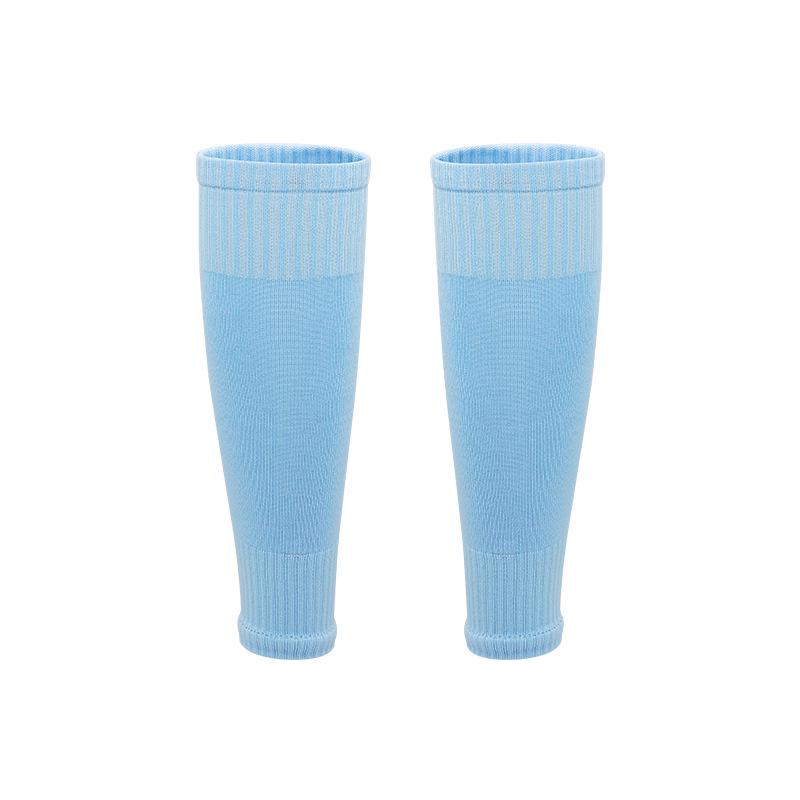Solid Color Adult Compression Shin Guards & Leg Sleeves for Football, Running, and Cycling