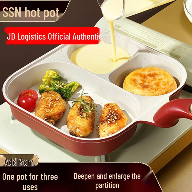 SSN Three-in-One Non-Stick Breakfast Pan