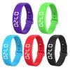 Vibrating Wrist Alarm Clock Rechargeable Reminder With Timer Silicone Vibration Clock Alarm Wristband For Adults Kids Couples