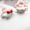 Cute Hello Kitty Cat Plush Double-Sided Shark Claw Hair Clip
