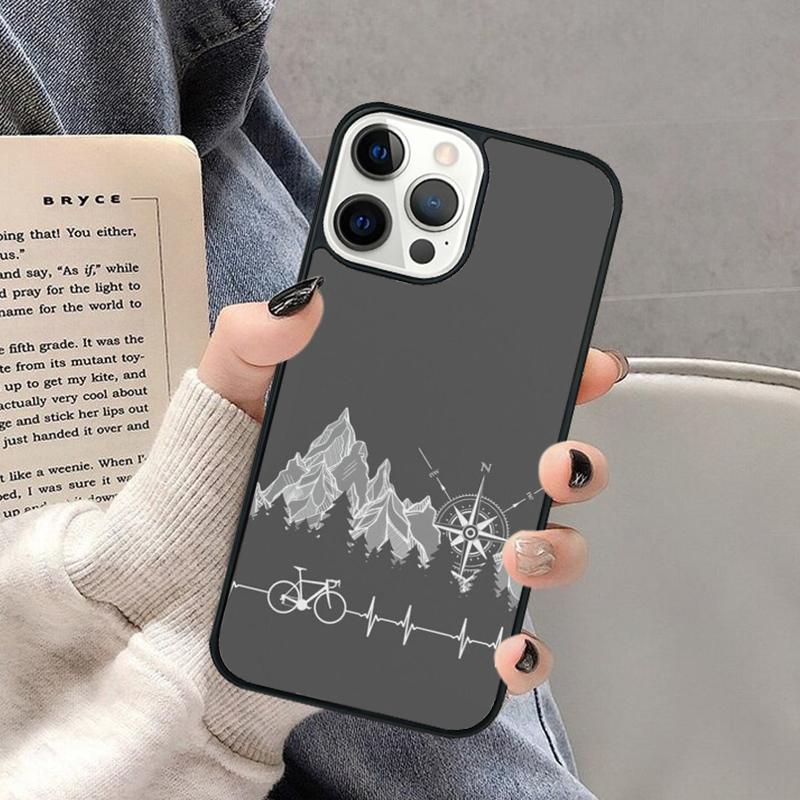 

Bike Cycling Phone Case for iPhone 17 Air 16 16e 15 Plus for Apple 13 11 12 14 Pro Max Cover coque Shell iPhone 13
