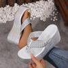 Fashion BigSize Women Sandals 2025 Summer New Trend Outdoor Beach Sandals Comfortable Gold Wedges Shoes for Women Design Casual Sandals