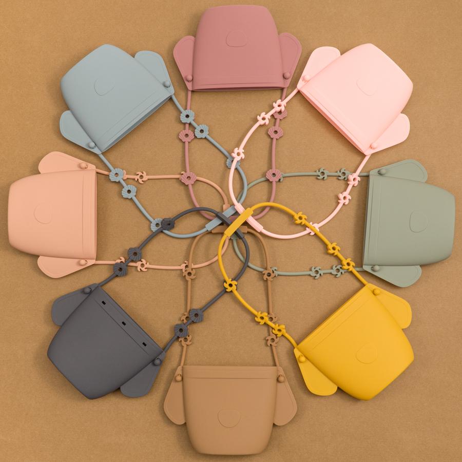 

Новый контейнер для соски с героями мультфильмов, контейнер для кормления твердой еды, сумка для закусок, портативная цепочка для соски, коляска для детей