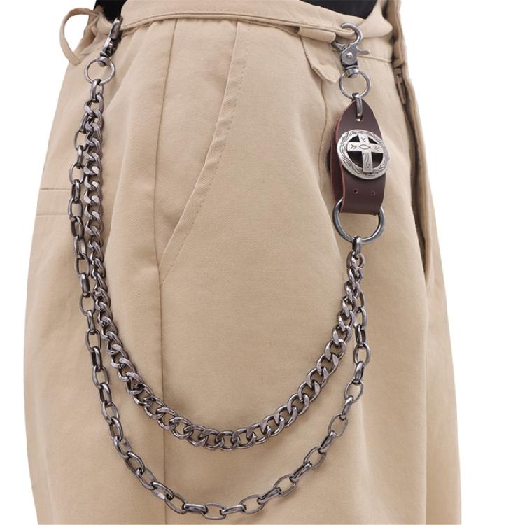 Tassels Chain Belt Personality Charm Belt Fashionable Studded Metal Chain Belt for Everyday and Event Use