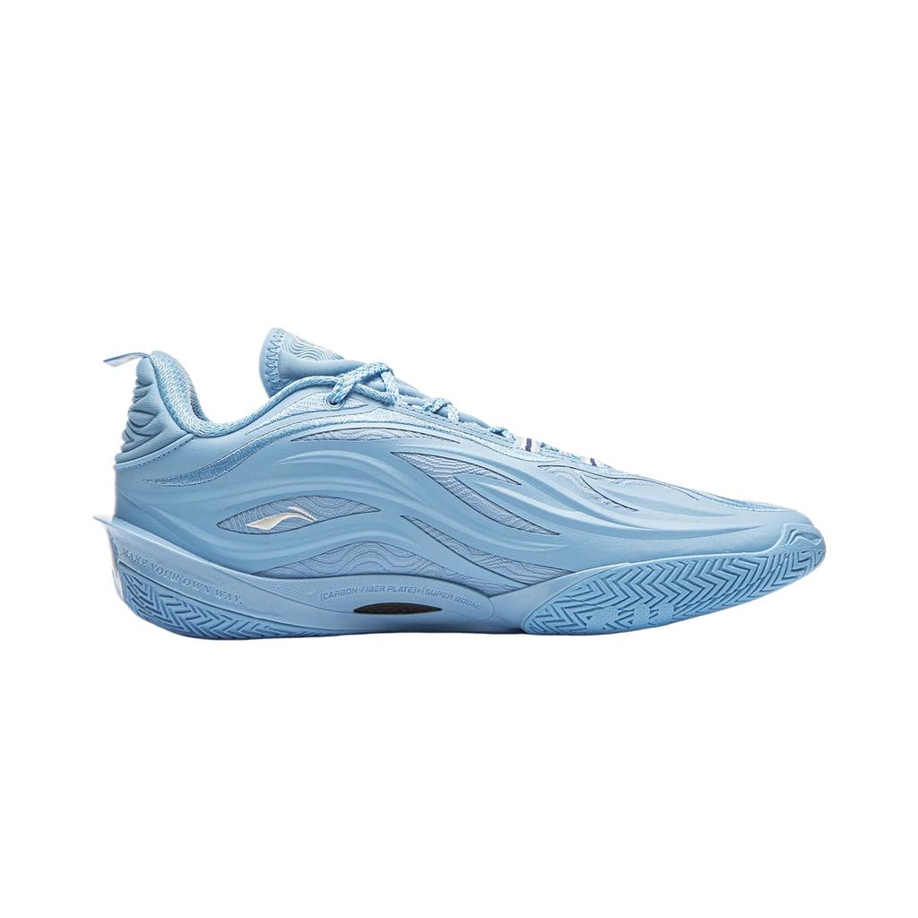 Li Ning Basketballschuhe Herren Niedrig geschnitten Hellmeerblau ABAV045-21