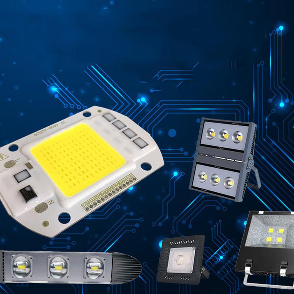 2pcs LED Lamp Bulb Chip High Power PCB Super Bright SMD COB Light Beads for Grow Lights DIY Lighting AC220V
