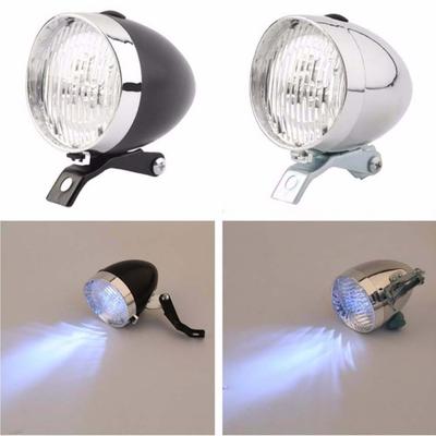 Classic Vintage 3LED Bicycle Mountain Lamp Cycling Front Head Bike Headlight