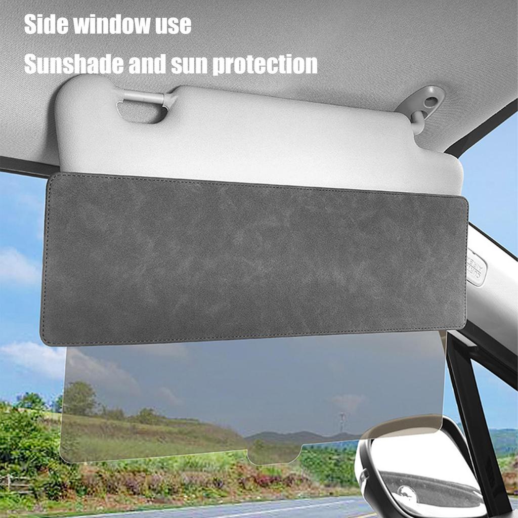 Car Visor Extender Sunshade Extension Attachment High Temperature Resistant Sun Visor Extender for Snow Driving Night Travel