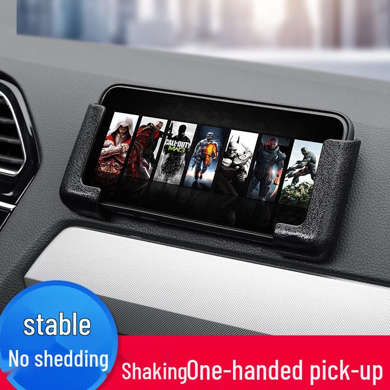 Universal Car Phone Holder: Interior Phone Mount with Adhesive Support for Car and Home