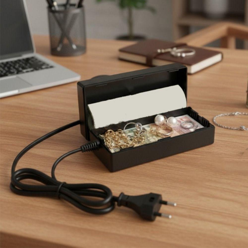 Kunststoff Simulierte Computer-Ladegerät-Box Diebstahlsicherer Adapter Versteckte Box Geheimes Geldetui Dekorativer Versteckter Schmuckorganizer