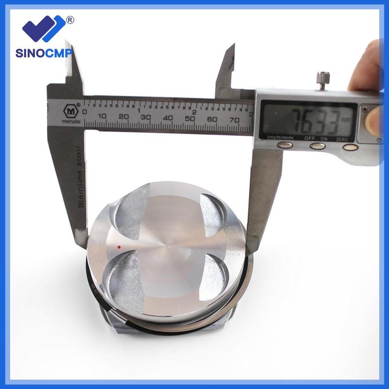 New 11257566019 Piston & Ring Set STD 77mm for 2006-2016 MINI R55-R61 N14 TURBO Cooper Countryman 1598 CC / 16V