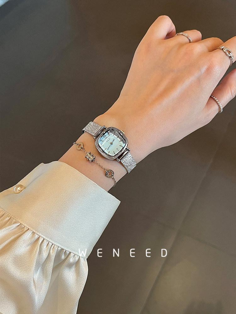 Square Watch for Women Small Exquisite New Small Dial Light Luxury Niche Ladies Quartz Watch