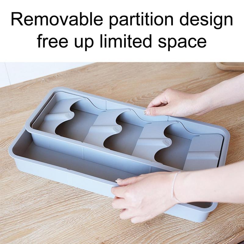 Silverware Drawer Organizer Separator For Home Office Desk Kitchen Divider Stationery Storage Box Detachable Gadget For Colander
