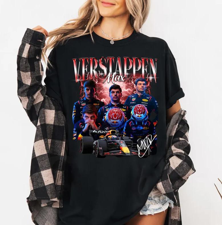 NEW! Max #3 Verstappen Team Graphic Racing Fan Gift Unisex T-Shirt
