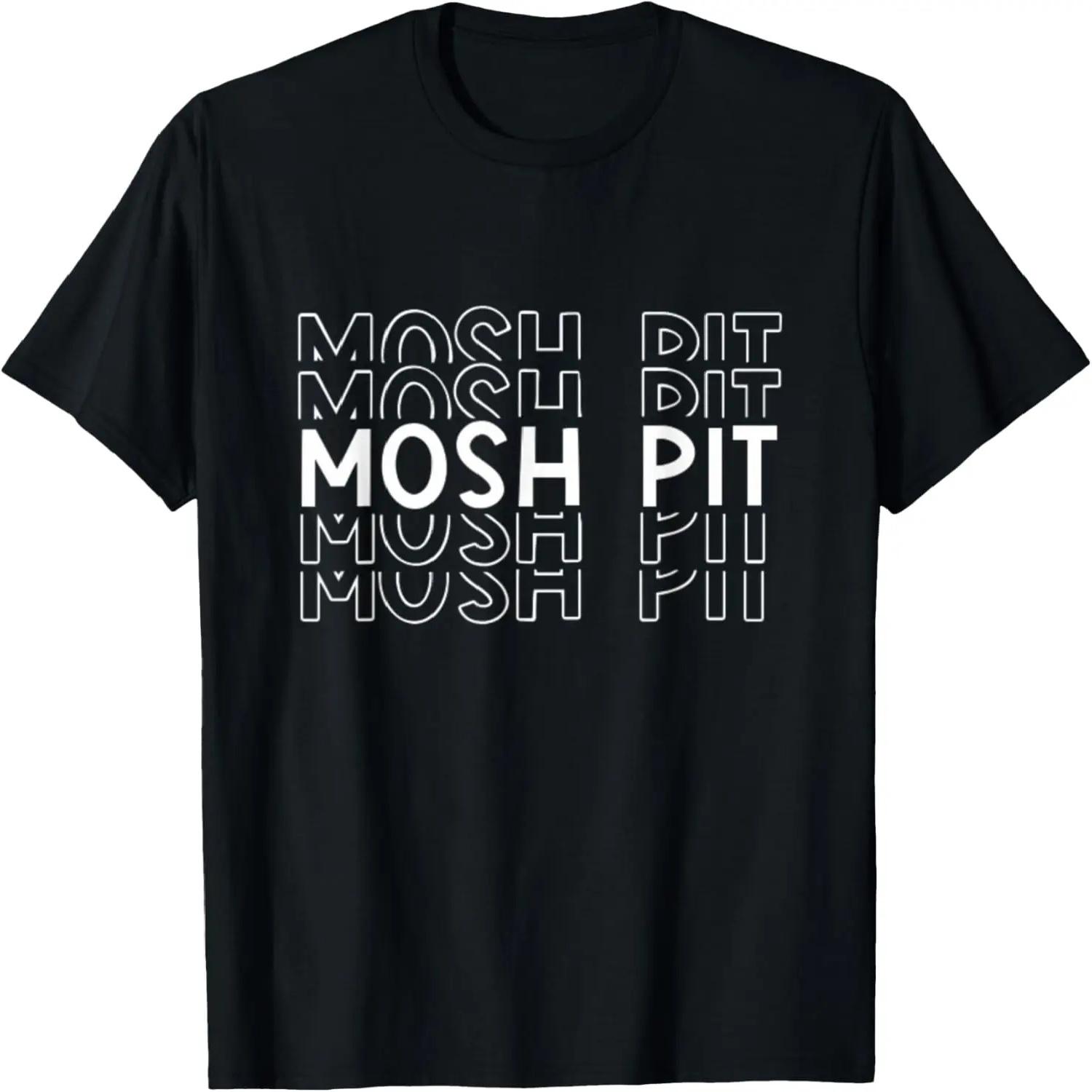 Mosh Pit Moshing Concert Punk Show Goth T-Shirt S чёрный
