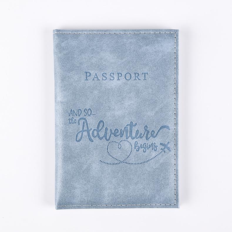 1 Stück Reisepass-Schutzhülle aus Pu-Leder, Dokumentenetui, Reisepass, Schutzhülle, Material, wasserdicht, für Frauen und Mädchen