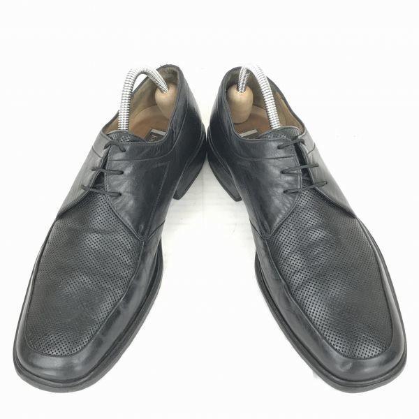 Johnston & Murphy Italy Leather U-Tip Dress Shoes Men’s 27.5 Black(USED)