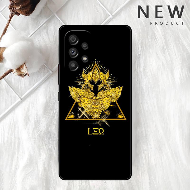 

Anime Saint Seiya Logo Case For Samsung Galaxy A54 A52 A14 5G A53 A12 A13 A71 A23 A34 A33 A21s Phone Cover Galaxy A51 5G