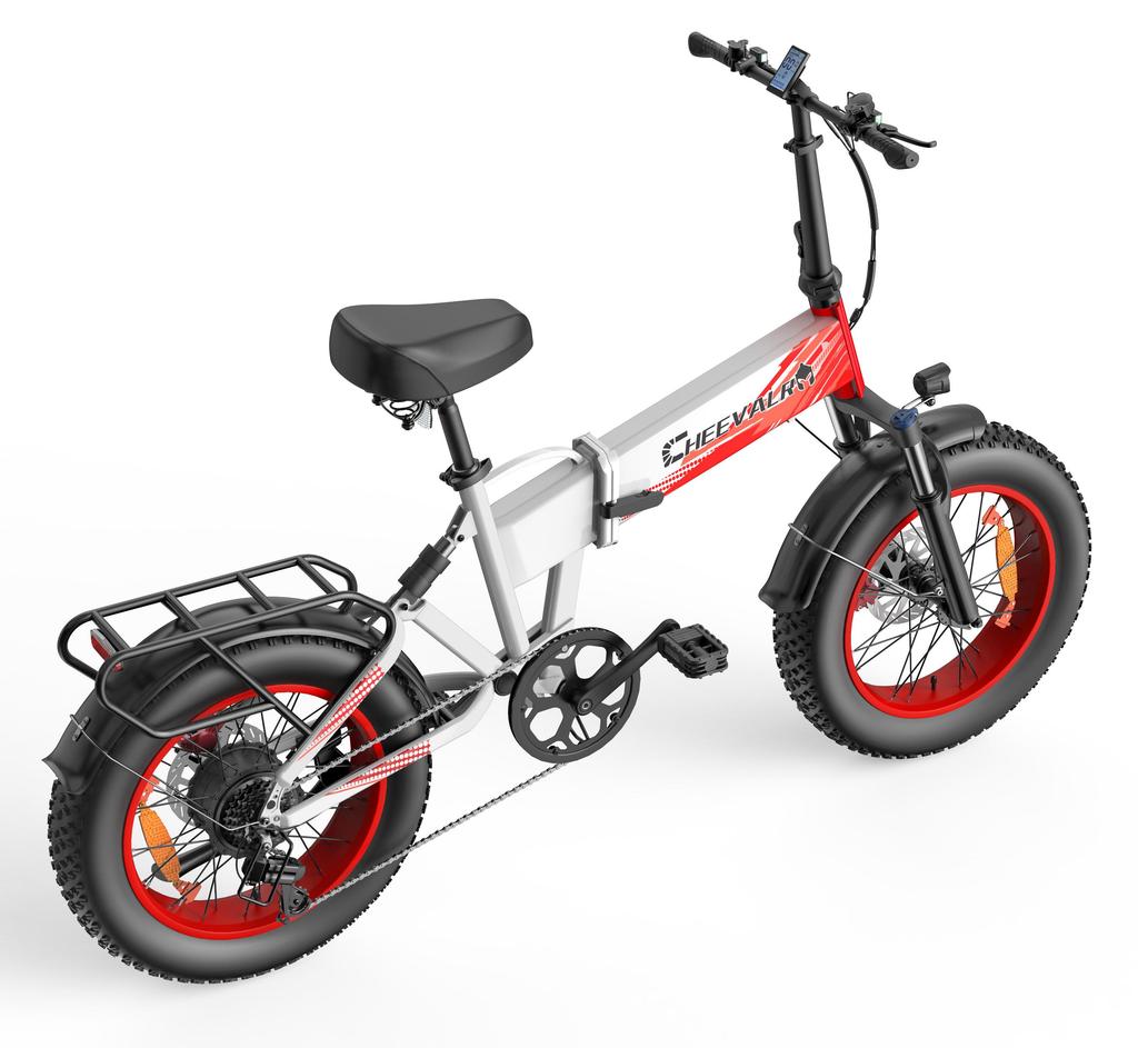 Cheevalry CF1000-1 All-Terrain Electric Bicycle 1000W Motor 48V20Ah Battery 20 Inch Fat Tires 150KG Load Outdoor Riding E-Mountain Bike