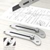 New Portable Utility Knife Stainless Steel Wallpaper Unboxing Retractable Knife Paper Cutter Office School Stationery Supplies