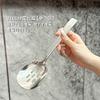 Stainless steel flat bottom spoon thickened spoon palace spoon with hotel restaurant spoon creative small spoon