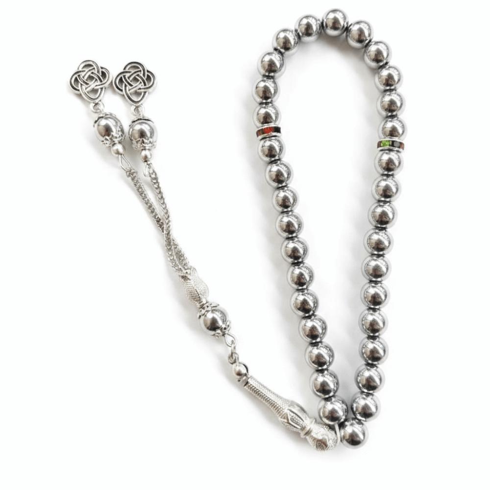 Retro Rosary Beads 33 Beads Tassel Beads Handmade Prayer Beads for Hajj Daily Dhikr