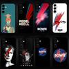 D-David Singer B-Bowie Phone Case For Samsung Galaxy A73,A72,A71,A70,A53,A52,A51,Others Soft Black Shell