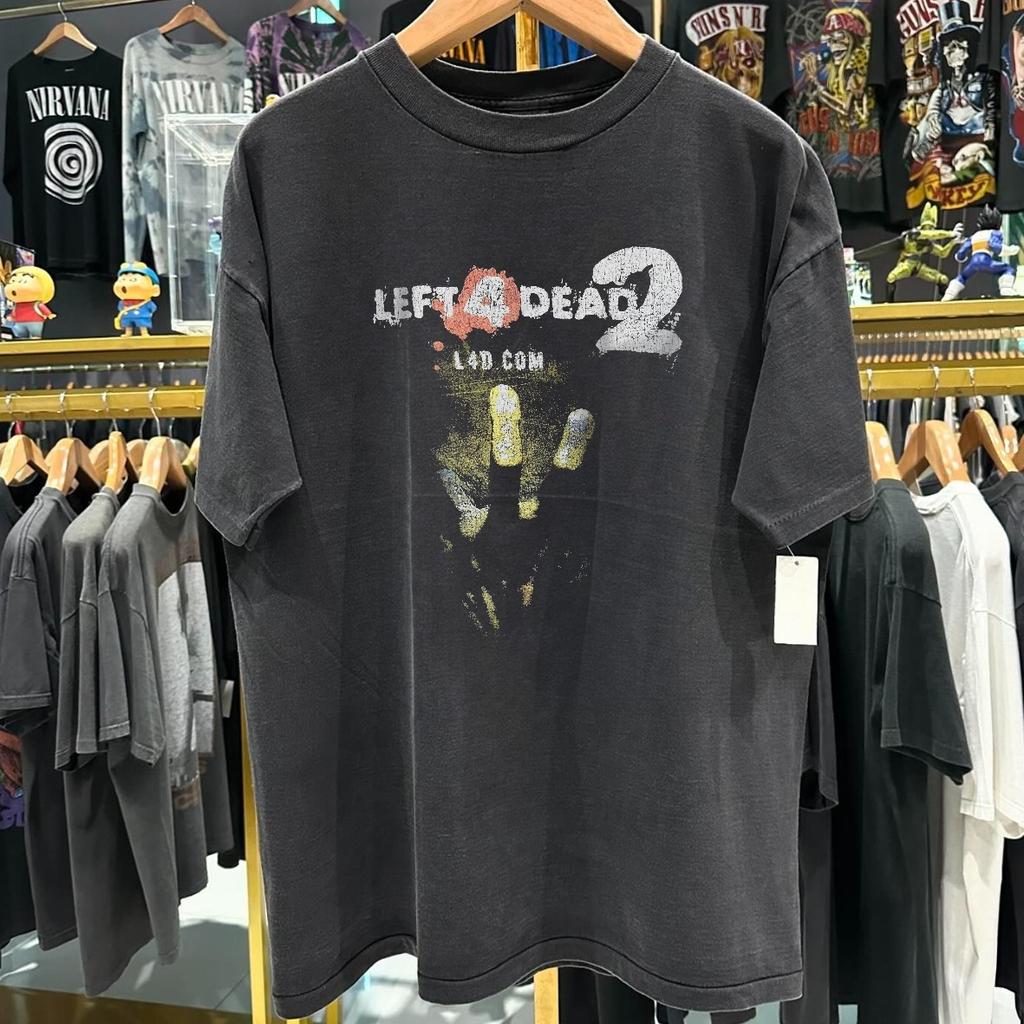 2009 Left 4 Dead 2 Washed T-Shirt Black XL